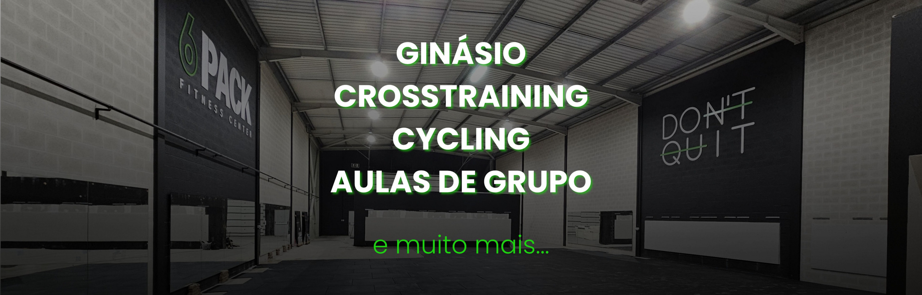 Aulas de grupo, ginásio, crosstraining, cycling